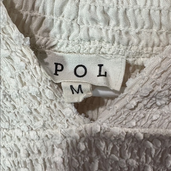 POL Textured Cream Top - NWOT - Picture 2 of 6